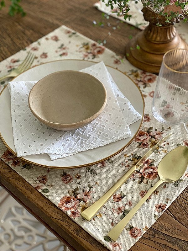 Lugar americano linho estampa Ana 5374