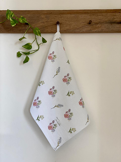 Pano de prato floral Rosamar 4701