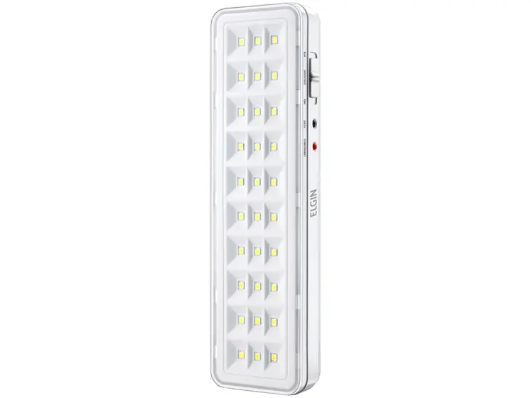 Luminária De Emergência 30 LEDs Bateria De Litio - ELGIN -48LEM30L0000 -  Mega Ar Store - A Mega Loja do Instalador de Ar Condicionado