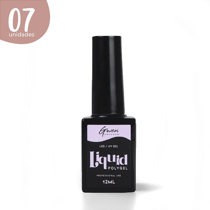 Liquid Polygel Gwen - Kit com 7 Unidades