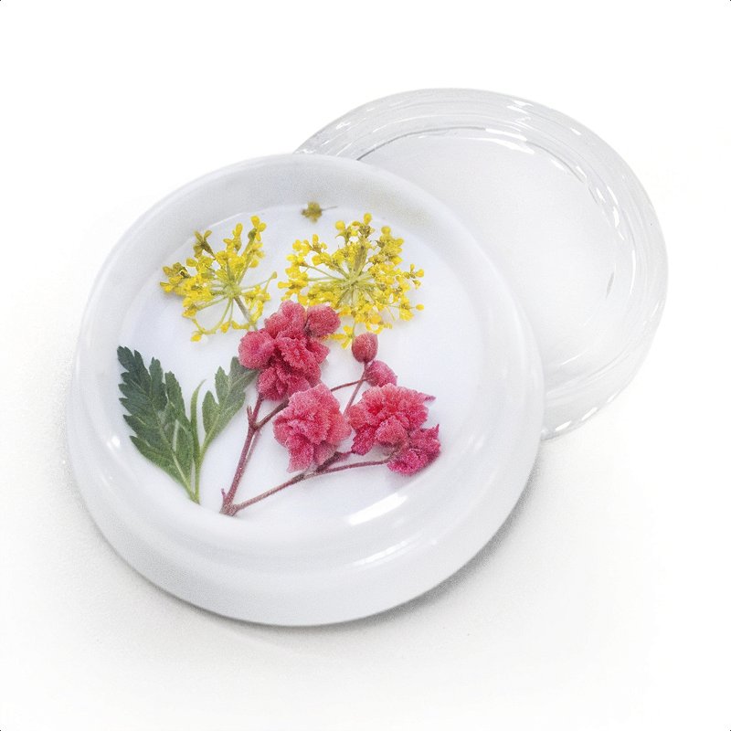 Flor Seca Natural para Decoração de Unhas Encapsuladas Gwen