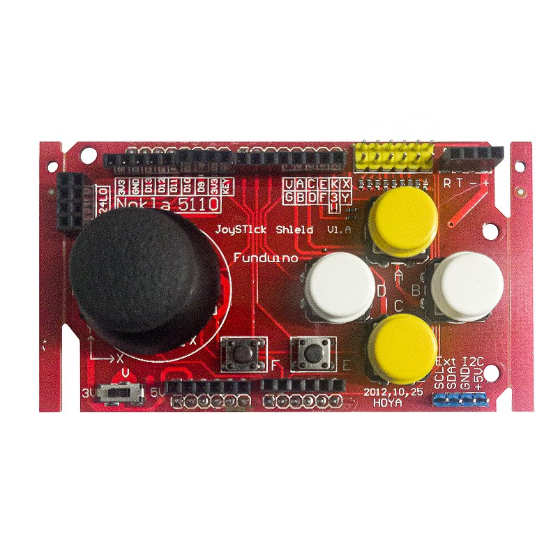 Joystick shield para arduino tetracomp componentes eletr nicos ltda 