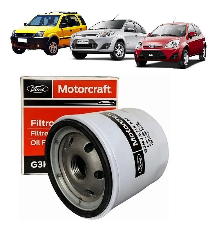 Filtro oleo motor Fiesta Ka Ecosport Courier original Ford