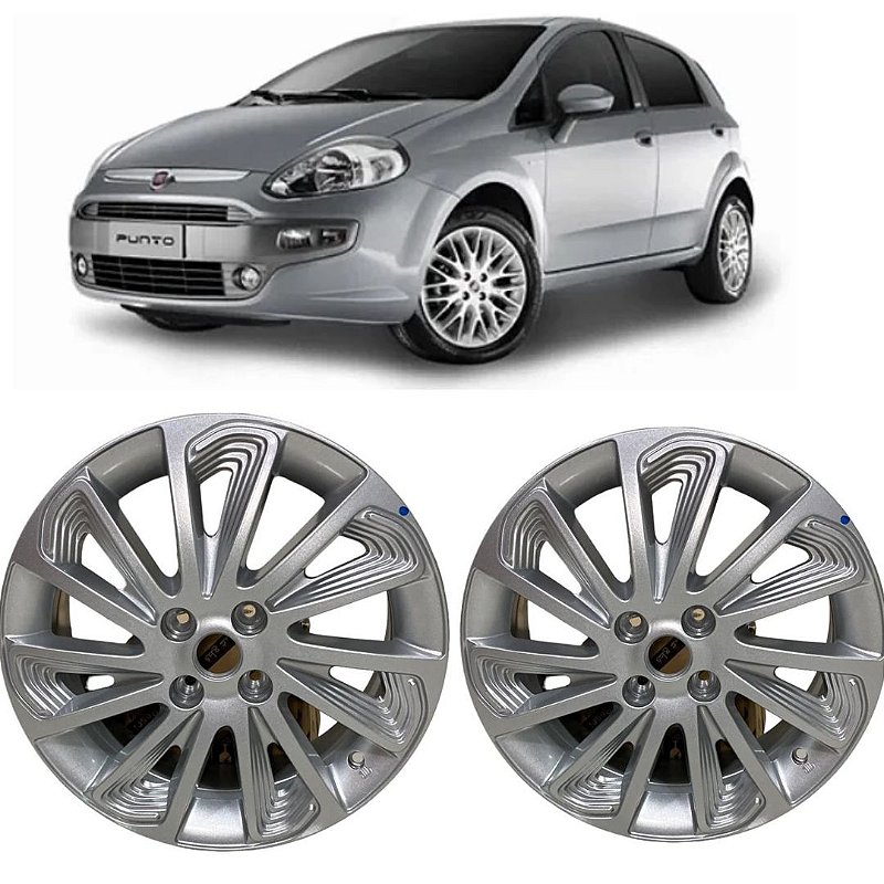 Roda Fiat Punto Essence Aro 16 Original 100238604 Par 100238604 - Peças ...