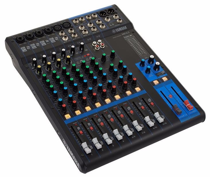 Mesa de Som Analógica 12 Canais Bivolt MG12 - YAMAHA - CompreMais