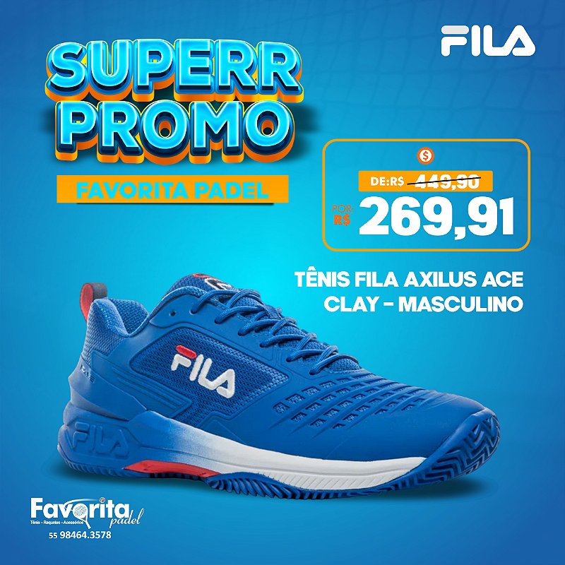 Tênis Fila Fila Ace Sneaker Tênis Fila Axilus Ace Clay Masculino