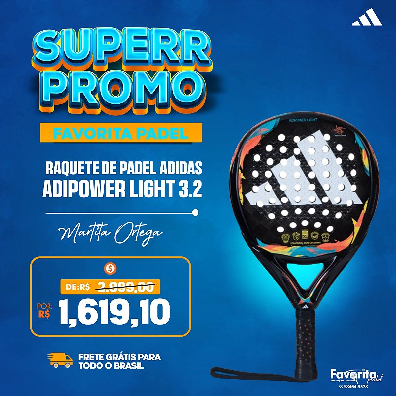Raquete Adidas Adipower Light 3.2 2023 - Martita Ortega - Favorita