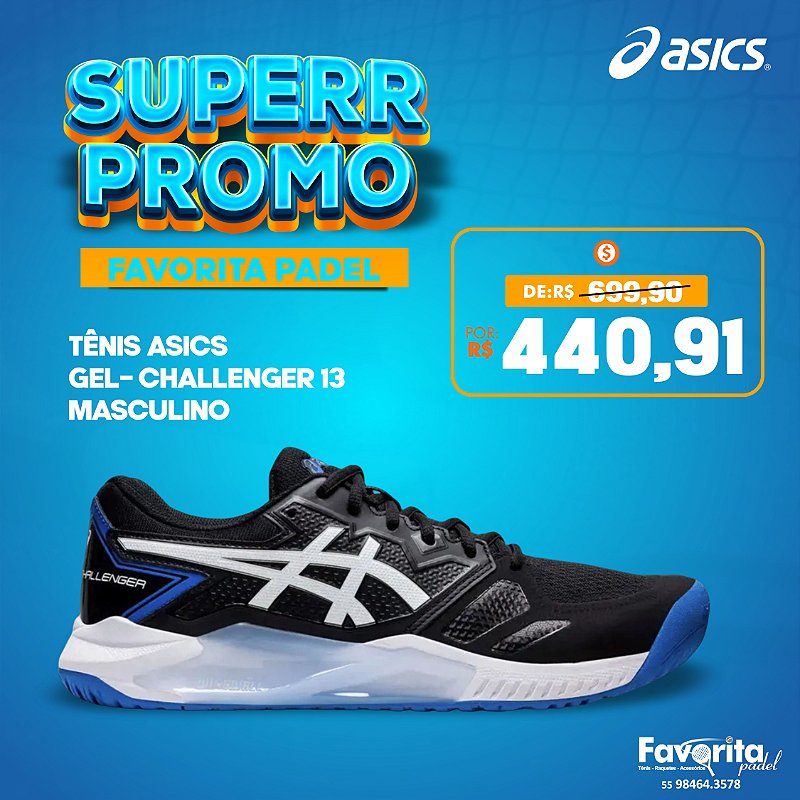 Tênis Asics Gel-Challenger 13 – Masculino - Favorita Padel