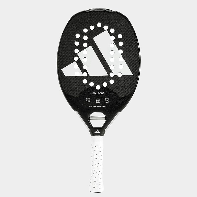Raquete de Beach Tennis Adidas Metalbone Carbon H14 2024 - Prata
