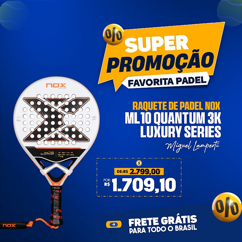 Raquete de Padel ML10 QUANTUM 3K 2025 | NOX - by Miguel Lamperti
