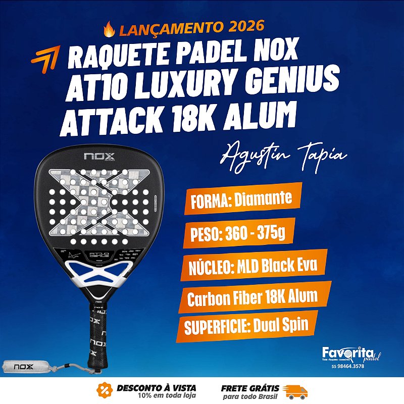 AT10 Luxury Genius ATTACK NOX 18K Alum 2026 - Agustín Tapia