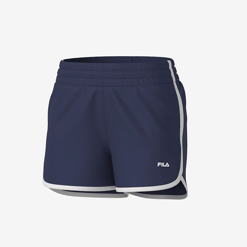 Shorts Double Basic Sports Feminino Marinho - Favorita Padel