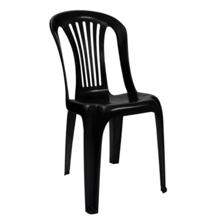 Cadeira Plástico Bistrô Sem Braço Preta - Rede Sudeste | Site Oficial |  Móveis, Colchões e Estofados