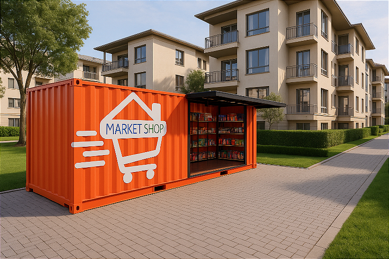 Instale um Mercadinho em Condomínio com Container Pronto