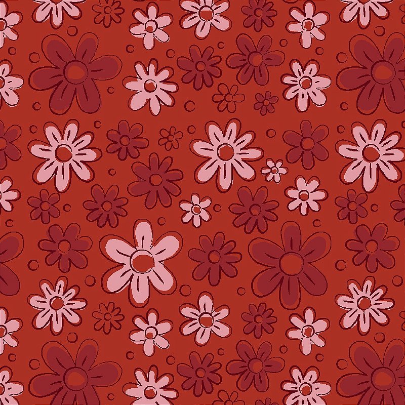 909339 - Xadrez Vermelho - Tecidos Fabricart