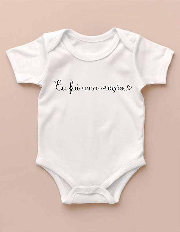 Body Eu fui uma oração ♡ Coleção Moda Cristã