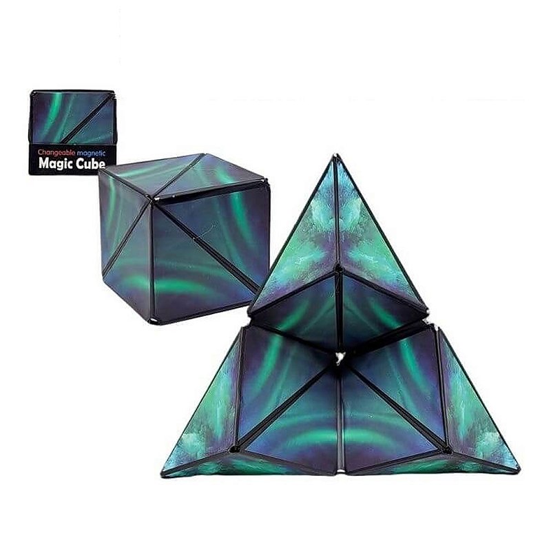 Cubo Mágico Magnético Geométrico 3D - Crie Mais de 70 Formas
