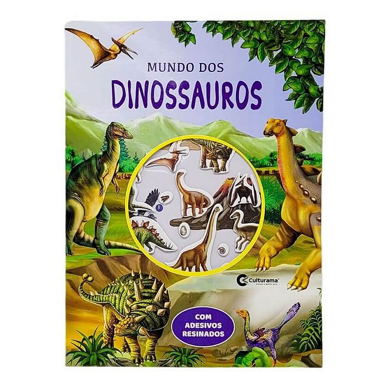 Livro Infantil Dinossauros - Adesivos, Atividades, Jogos E