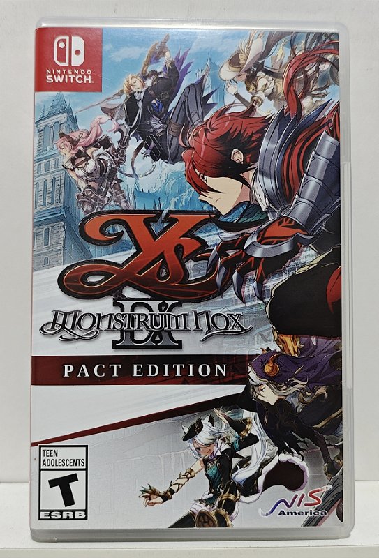 YS IX Monstrum Nox Pact Edition - Nintendo Switch - Semi-Novo