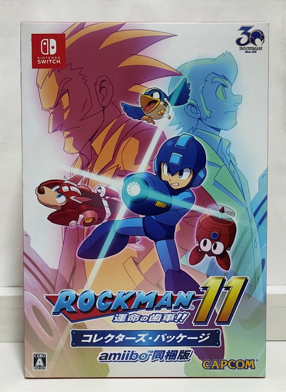 ROCKMAN 11 コレクターズ・パッケージ amiibo同梱版 RockMan 11 Limited Edition com Amiibo - Nintendo Switch - Semi