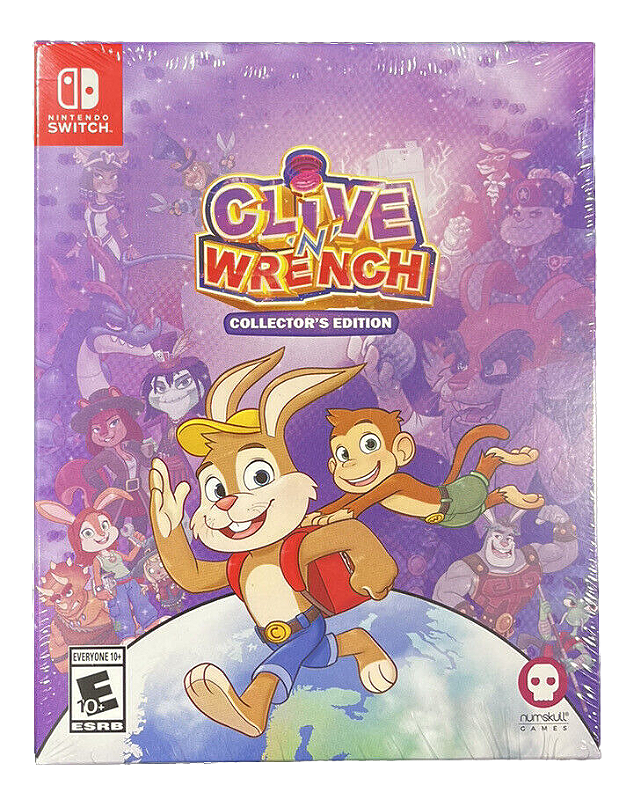 Clive 'n' Wrench Collector's Edition - Nintendo Switch - Carvalho Games