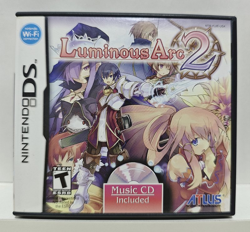 Luminous Arc 2 - Nintendo DS - Semi-Novo - Carvalho Games