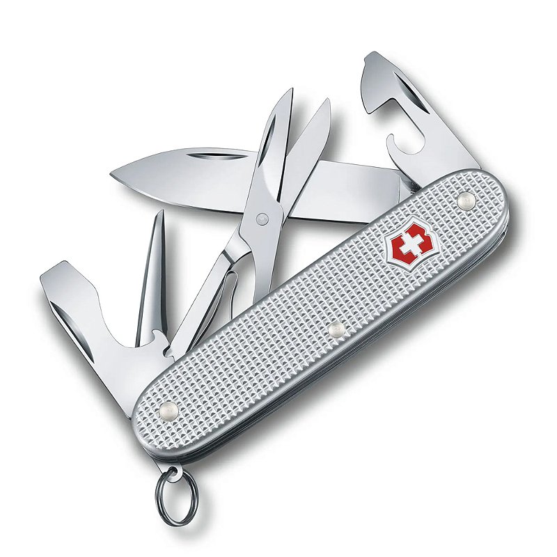 Canivete De Bolso M Dio Victorinox Pioneer X Alox Prata Viajante Moderno