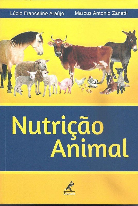 Livro Nutrição Animal - Araújo - Manole - Livros de Medicina