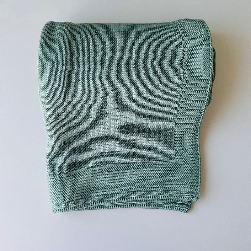 Manta Lisa Tricot Cidreira