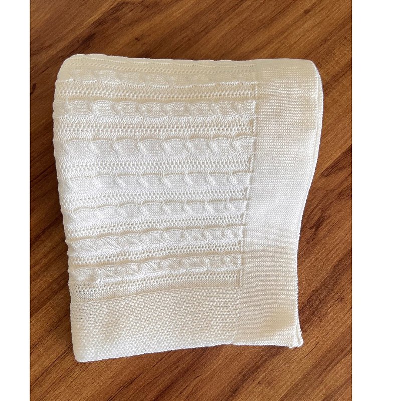 Manta Trança White