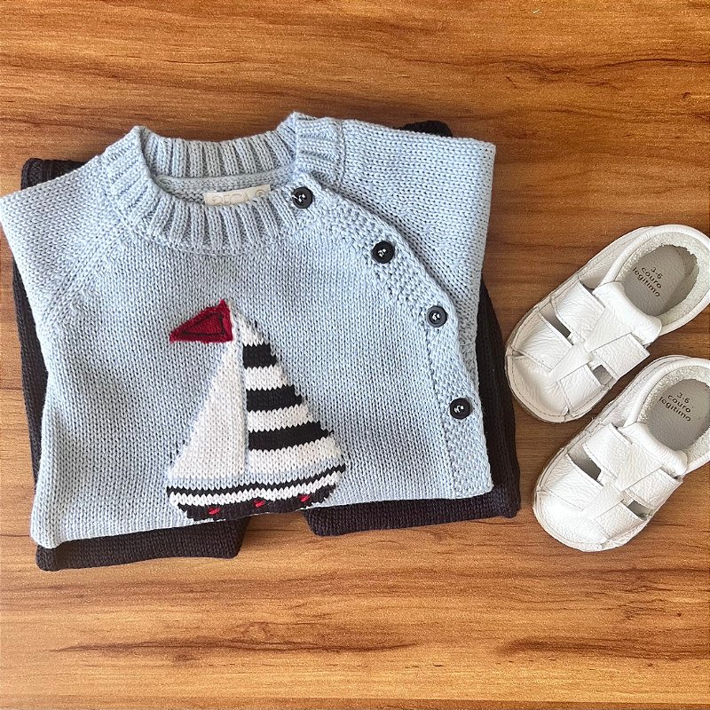 Conjunto em Tricot Barquinho