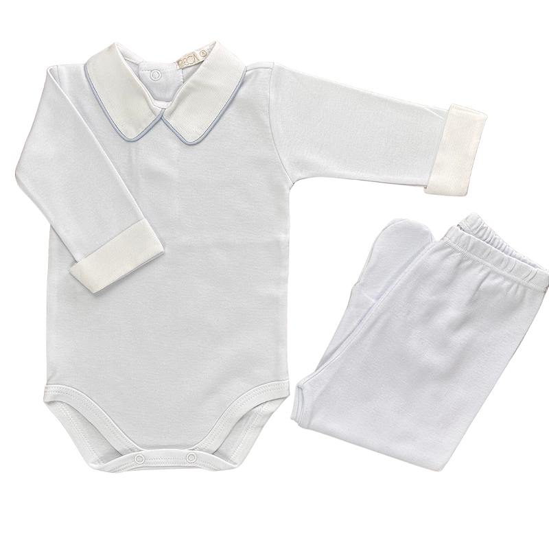 Conjunto Body Masculino Viés Azul