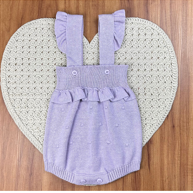 Romper Tricot Luisa Lavanda
