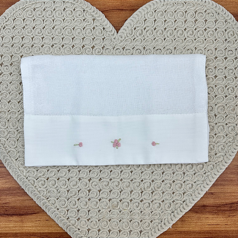 Fralda de Boca Rococó Rosa