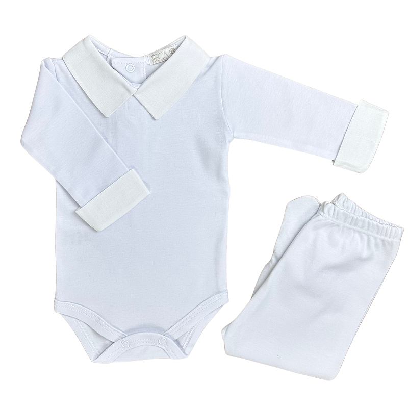 Conjunto Body Gola Linho