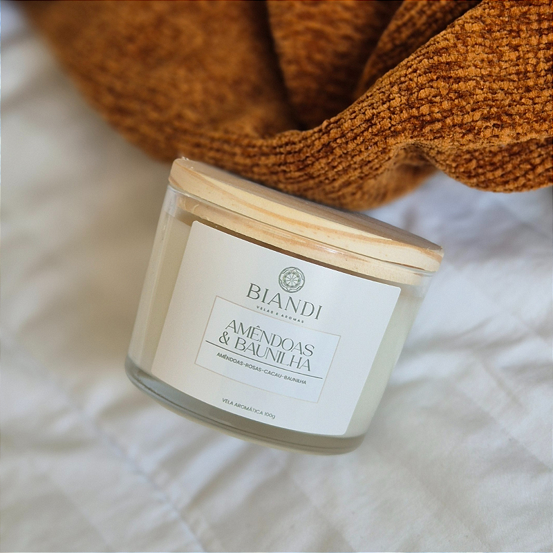 VELA AMÊNDOAS & BAUNILHA 100g