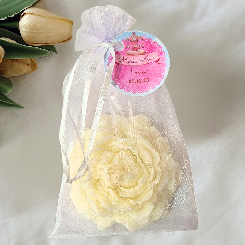 VELA AROMÁTICA PEÔNIA 70g ORGANZA