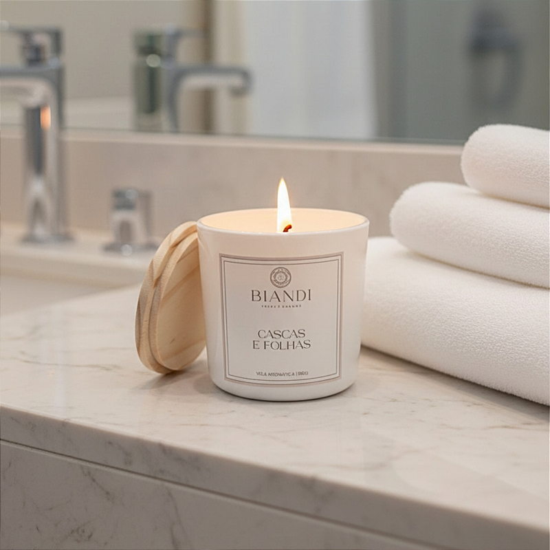 VELA CASCAS E FOLHAS 190G