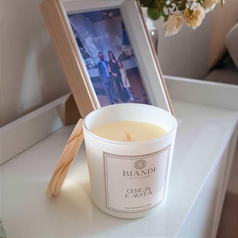 VELA CEREJA E AVELÃ 190G