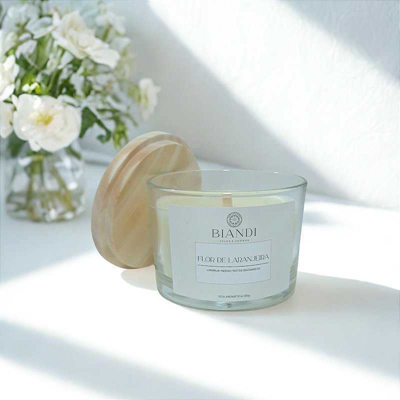 VELA FLOR DE LARANJEIRA 100G