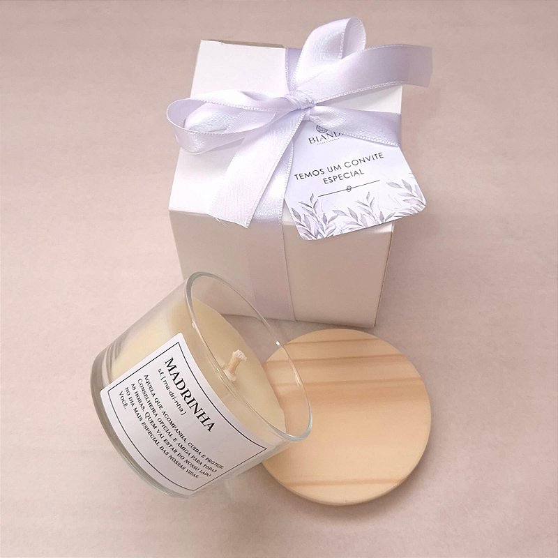 Vela Convite Madrinha Casamento