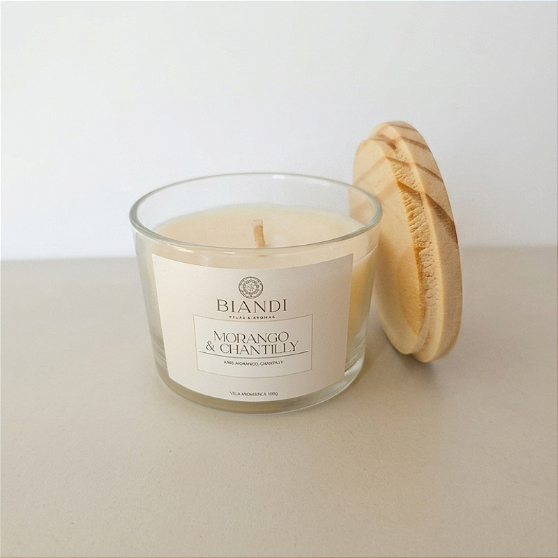 MORANGO & CHANTILLY | VELA AROMÁTICA