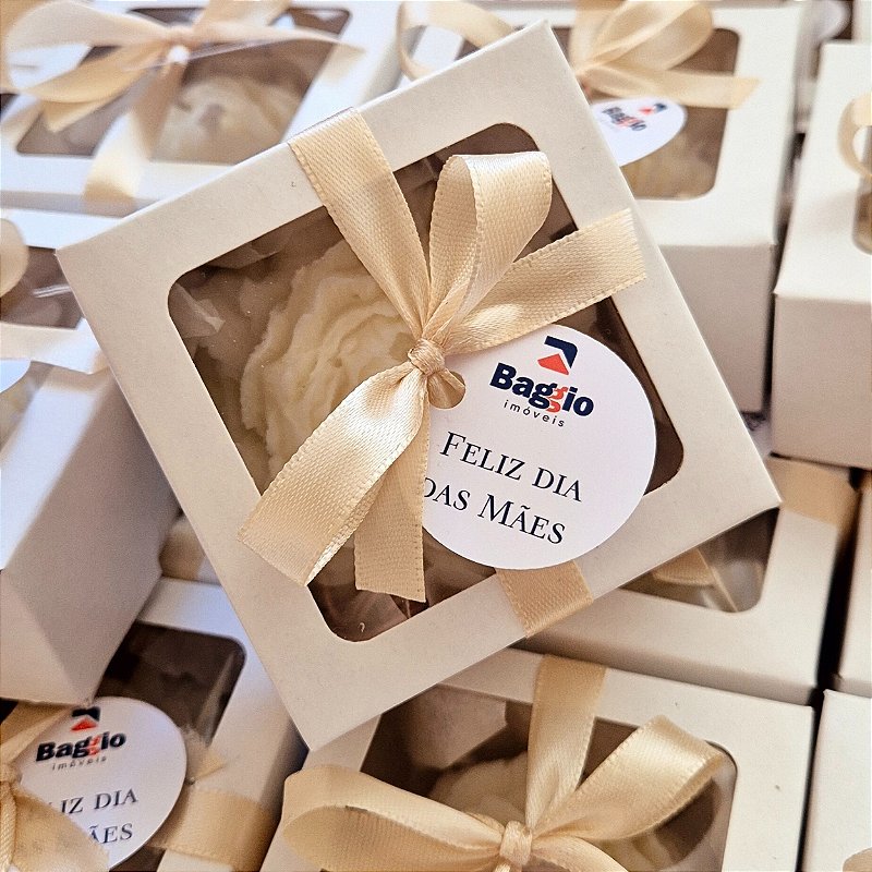 VELA PEÔNIA PERSONALIZADA CAIXA 70G