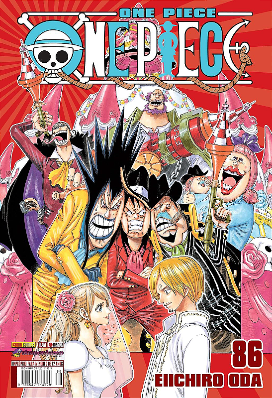 Mangá One Piece Vol. 86 - Eiichiro Oda (Em Português) + 1 Brinde