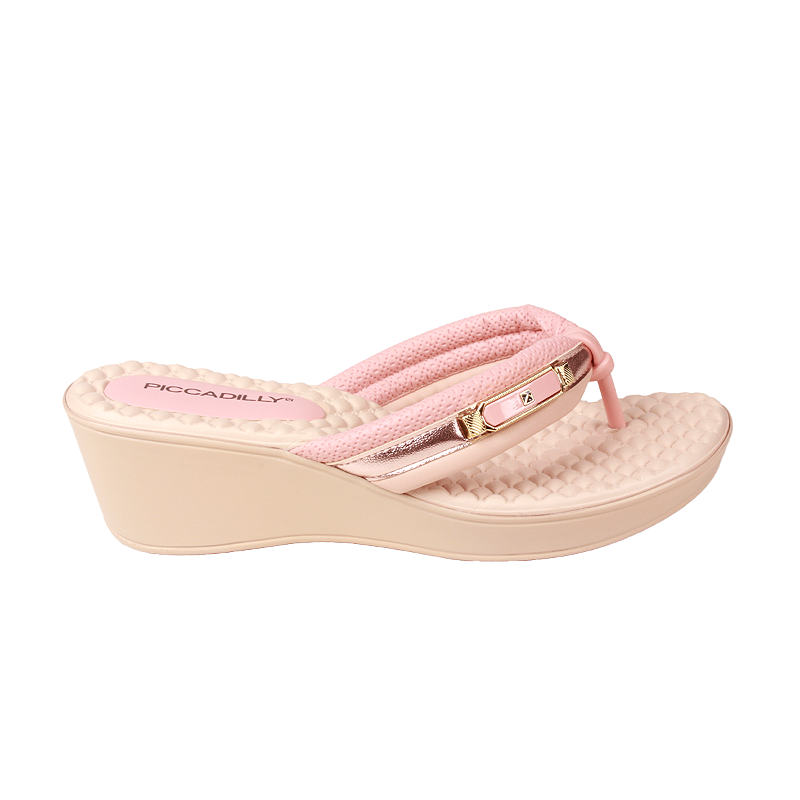 Tamanco Chinelo Anabela Conforto Leve Feminino Piccadilly 540417