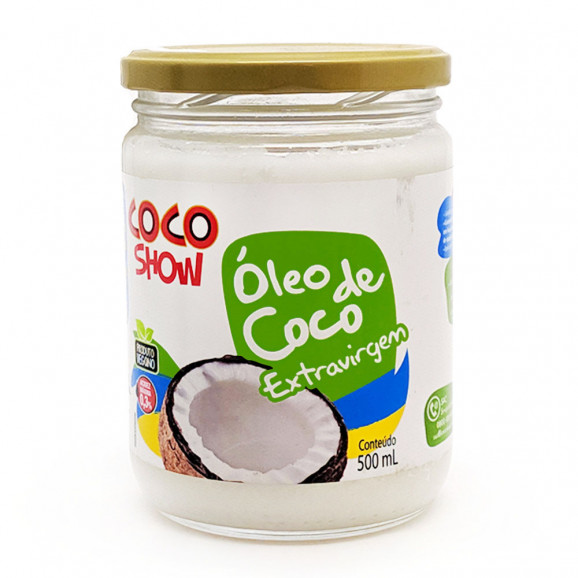 Óleo de Coco Extravirgem 500ml Coco Show na Bela Cerealista - Bela
