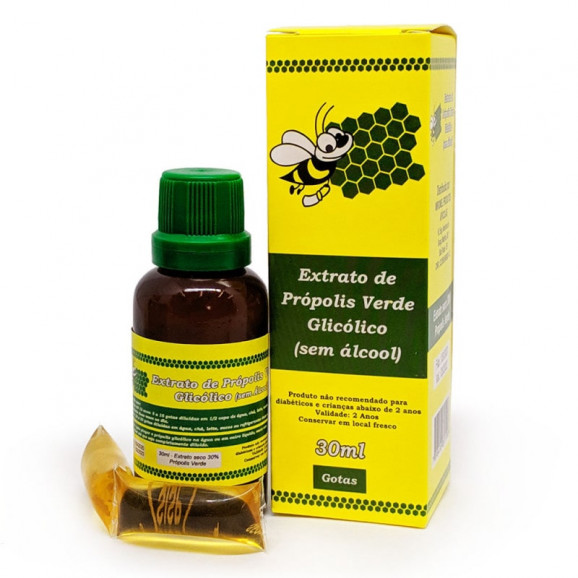 Extrato de Própolis sem Álcool - 30 ml