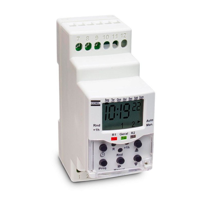 Coel Timer Timer Temporizador Digital Coel Bivolt Programador BWT40HR - Elétrica Rios