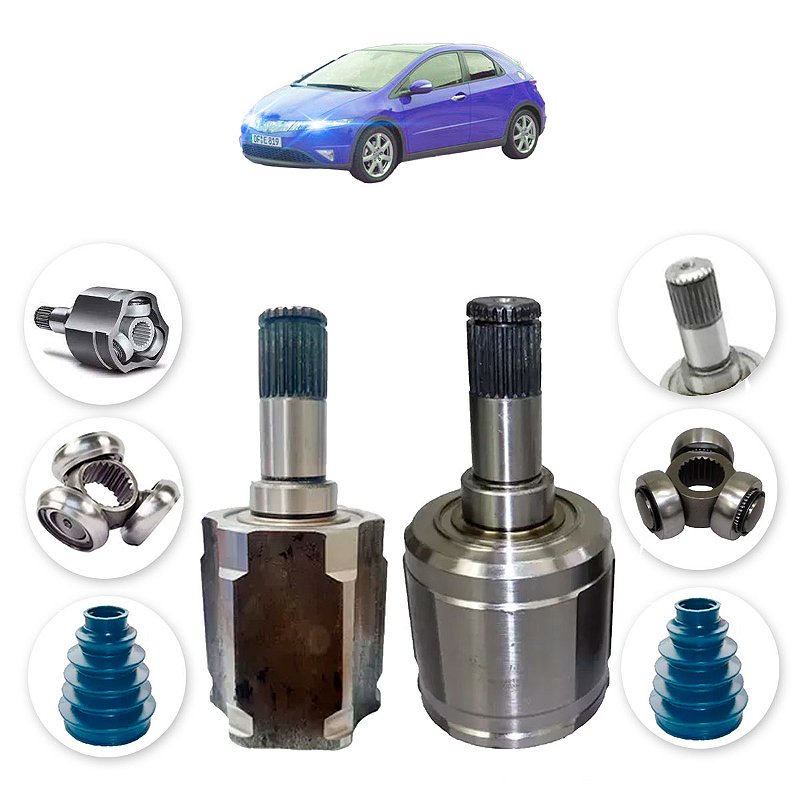 Kit Completo Tulipa Trizeta Civic 1.7 2001 a 2006 LD e LE - NL