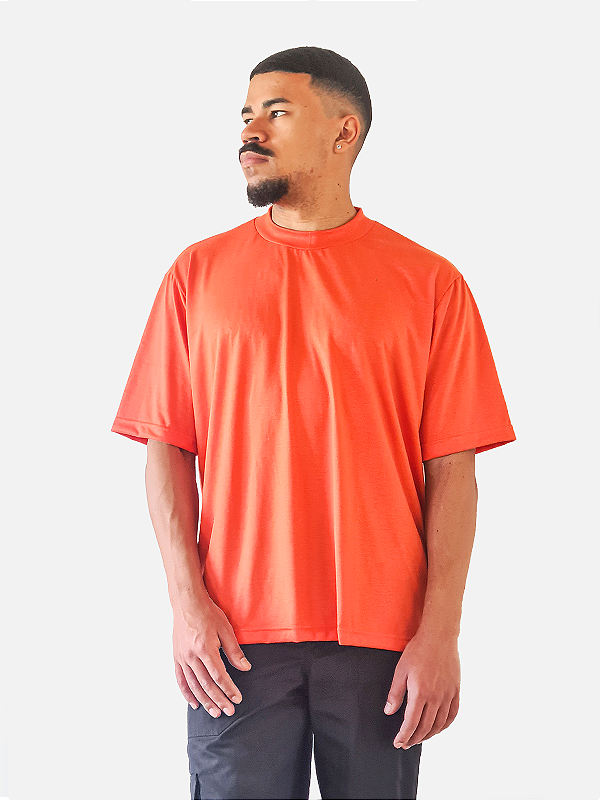 Camiseta JUST GO Oversized Laranja - JUST | Online Store